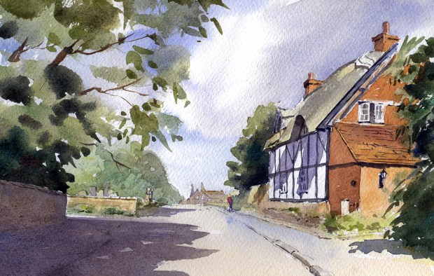 085 - Thatched Cottage, Stoneleigh, Warwickshire